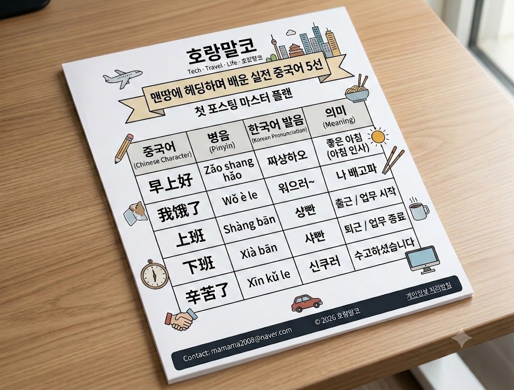 생존 중국어